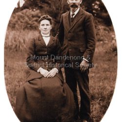 Thomas and Eliza Hand Thomas, Eliza and eight children lived at Mountain Grange. Thomas was employed as an engineer for Lillydale Shire, but died suddenly in 1888, aged 42. About 1910, Eliza and her daughter Florence opened the Kalorama Post Office. Eliza died in 1918.