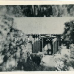 Detailed inscription on the back of photograph handwritten by John Lundy-Clarke.“Harmony Vale” Home of Jabez Richardson built about 1861, after living on creek from 1855. On bank of Olinda Creek was home of his daughter Martha (Mrs Bird) after her marriage to Meadow Bird about 1900, till a while before her death in 1930. Was on section 919B part of the property lost on mortgage by J.W. Richardson in 1929 having been left to him by his father Jabez. Detailed inscription on the back of photograph handwritten by John Lundy-Clarke.?Harmony Vale? Home of Jabez Richardson built about 1861, after living on creek from 1855. On bank of Olinda Creek was home of his daughter Martha (Mrs Bird) after her marriage to Meadow Bird about 1900, till a while before her death in 1930. Was on section 919B part of the property lost on mortgage by J.W. Richardson in 1929 having been left to him by his father Jabez.