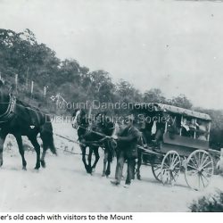 Dowers Old Coach With Visitors To the Mount 1909