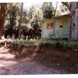 Farndons Hall in a state of disrepair probably 1990s. View from Farndons Road.