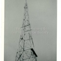 TV tower being constructed