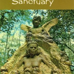 Postcard The William Ricketts Sanctuary, featuring the sculpture 'Earthly Mother'.