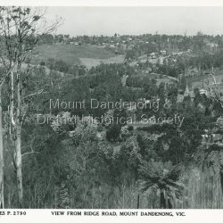 View from Ridge Road, Mount Dandenong towards Olinda