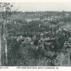 View from Ridge Road Mount Dandenong