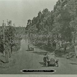 Copy of Photo Series Giant Postcard number 146: Copy of Photo Series Giant Postcard # 146 showing the Main Road looking towards Sassafras with two cars coming towards the photographer. Old Post Office on the corner LHS. c1940