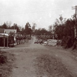 Taken from Range road looking towards Olinda Monbulk road