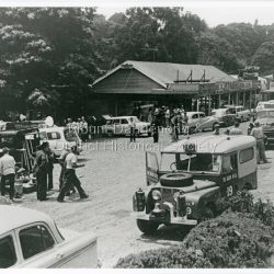 Olinda main street crowded with many vehicles