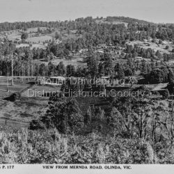 View from Mernda Road, Olinda, Vic