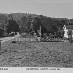 On Mountain Highway, Olinda, Vic