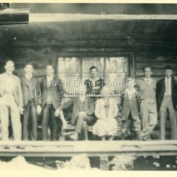 Jack Dodd of Olinda with wife and their eight sons