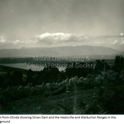 Taken From Olinda Showing Silvan Dam 1949