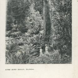 Reverse reads "To Dear Miss Betz wishing you a merry xmasand a happy new year from Gladys