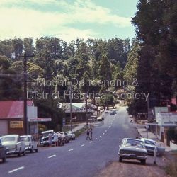 Main Road, Sassafras in the early 1970s
when the real estate agent, nursery, butcher, general store, plumber and antique store were still open for business