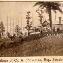 Photo, copied from the Tourists' Guide to the Dandenong Mountains (1904)